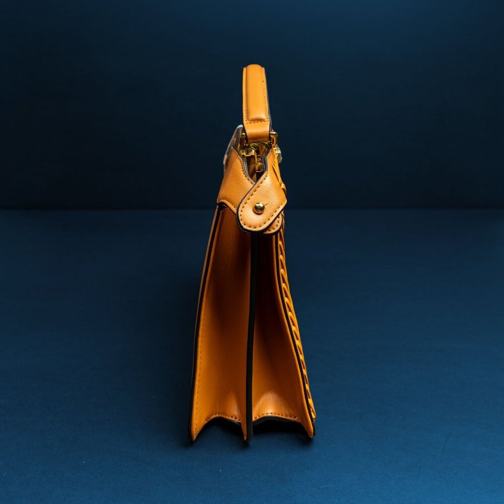 Verano Hill Dianne Woven Leather Handbag – Brown – NWOT - Picture 4 of 7